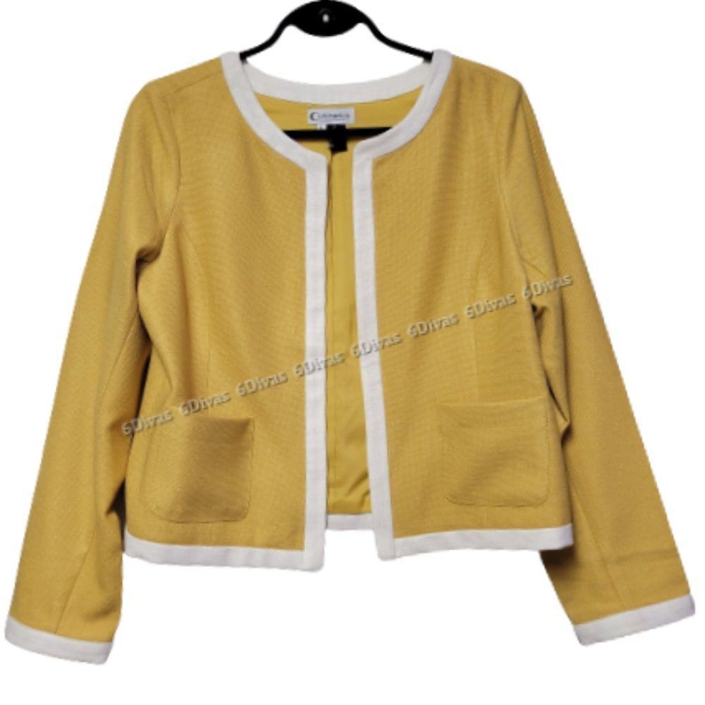 Yellow Short Jacket Blazer
